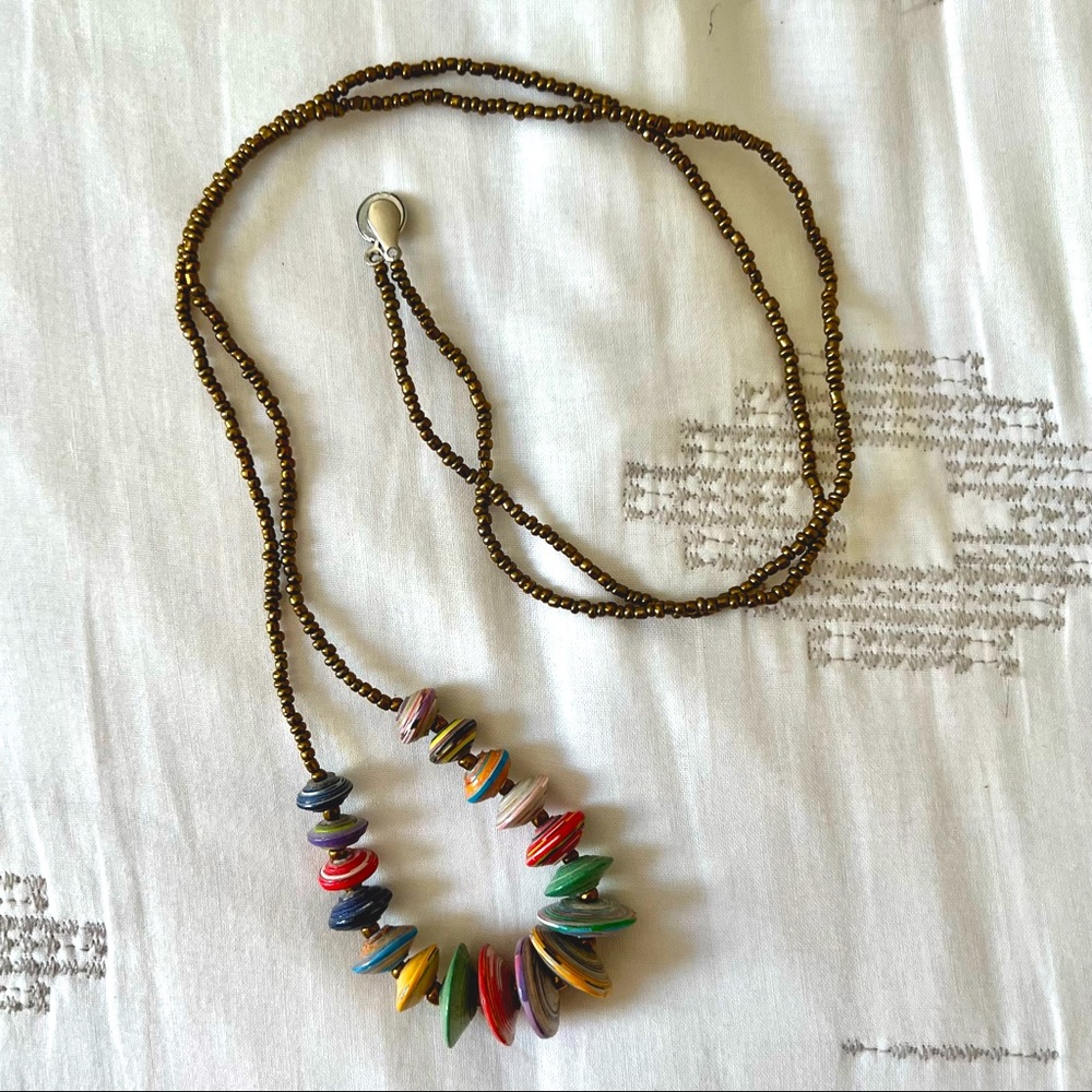 31 Bits Multi-Colored Beaded Necklace